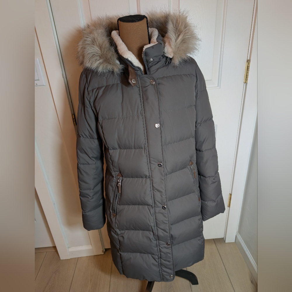 LAUREN RALPH LAUREN Women's Faux-Fur-Trim Hooded Puffer Coat